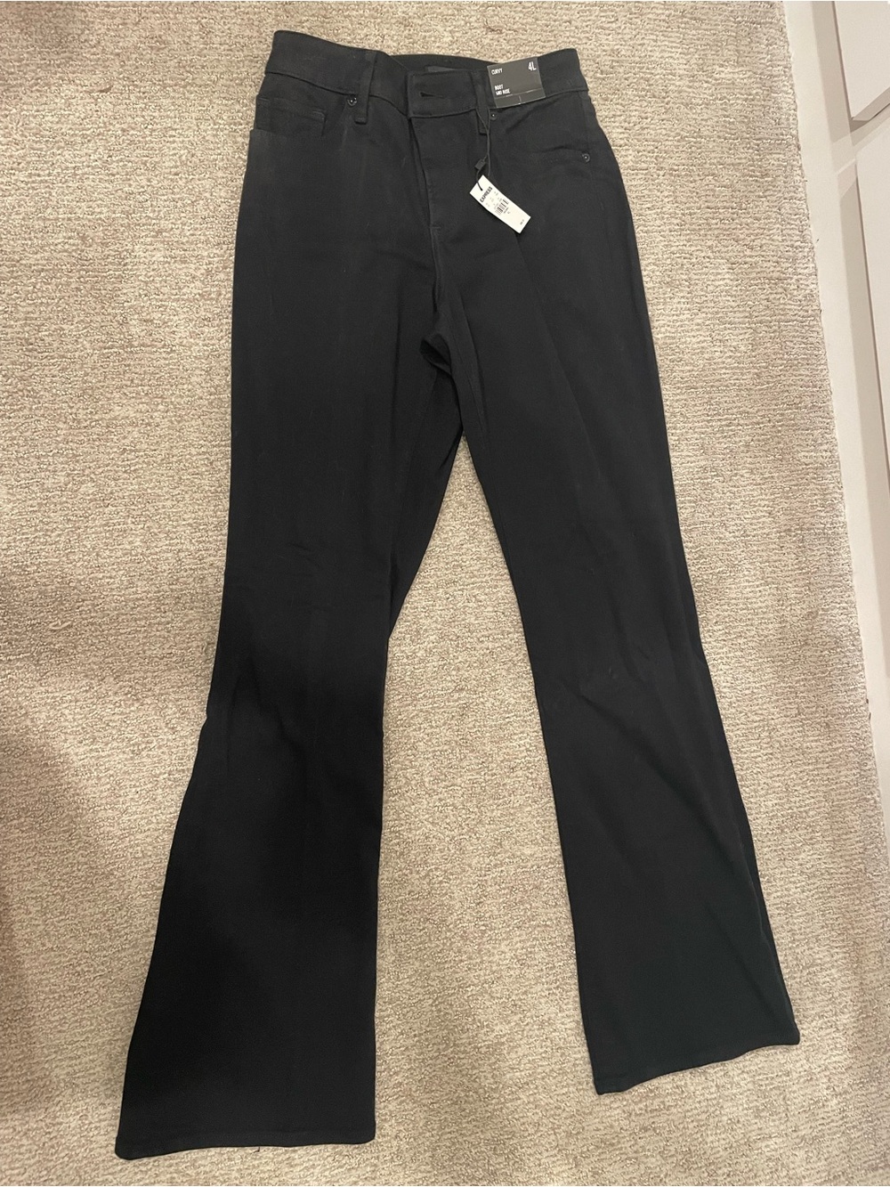 Express Black Curvy Boot Mid-Rise Jeans